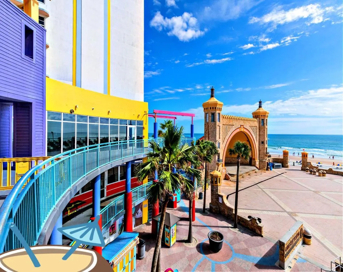 Vacation In Comfort And Luxury - 3 Bedroom Direct Oceanfront - Wyndham Ocean Walk Resort 2425 Daytona Beach Apartment